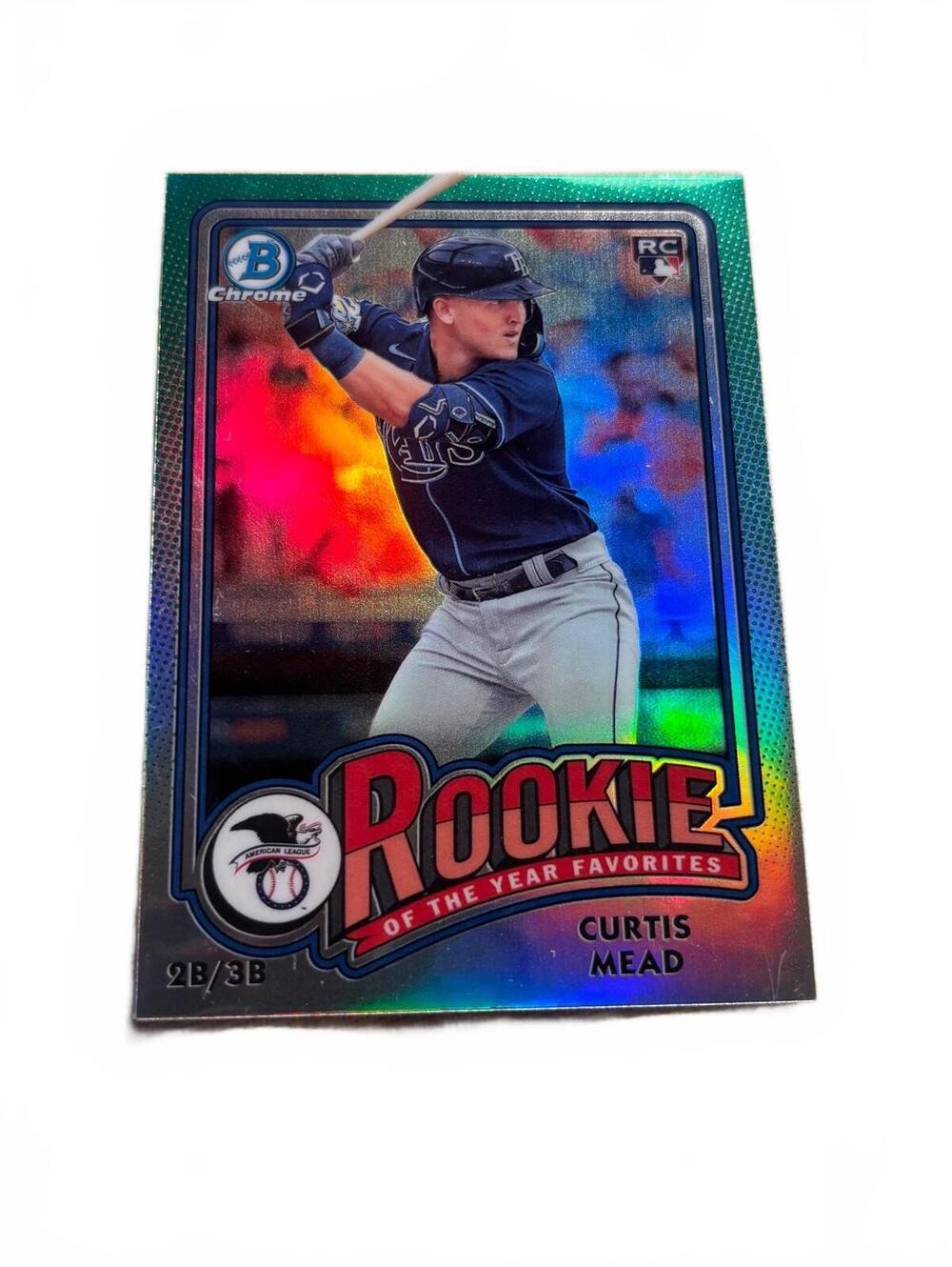 Curtis Mead Rookie of the Year Favorites 2023 Bowman Chrome